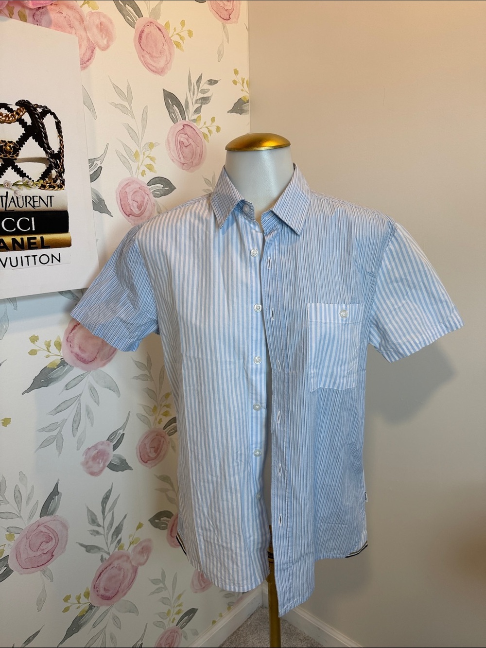 BOSS M/C Shirt Striped Short-Sleeve Button-Down